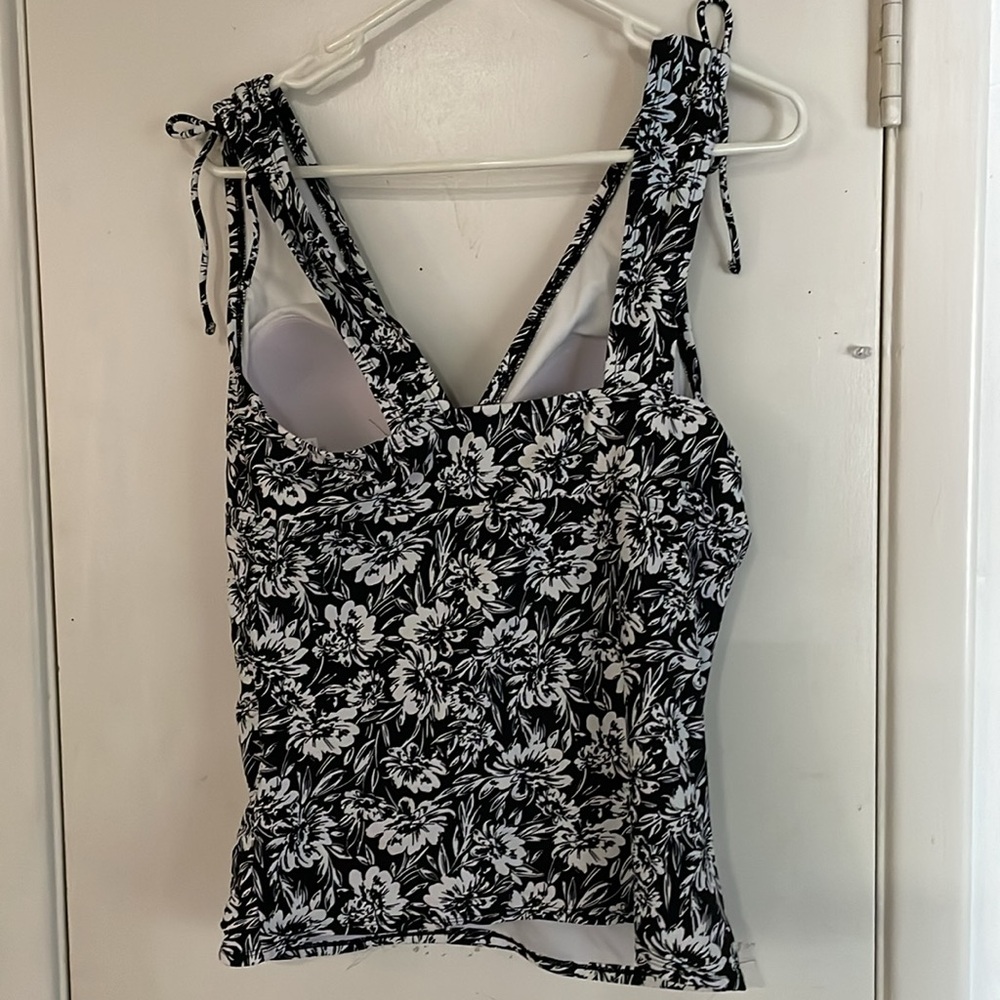 Kona Sol Tankini Top Floral Print Large - Picture 4 of 7
